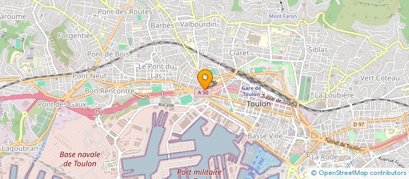 localisation de l'entreprise MONSIEUR CHIRAZE BEN ROMDHANE  TOULON