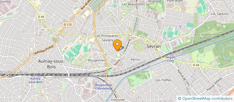 localisation de l'entreprise MONSIEUR CHIRIL COJOCARU  SEVRAN