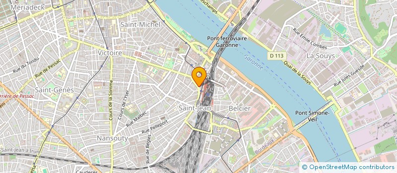 localisation de l'entreprise MONSIEUR CHIRIL CURMEI  BORDEAUX