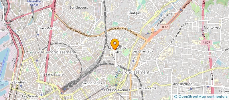 localisation de l'entreprise MONSIEUR CHIRSTIAN LAURENT  MARSEILLE