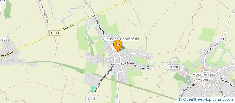 localisation de l'entreprise MONSIEUR CHISTIAN GUIDEZ  RIEUX-EN-CAMBRESIS