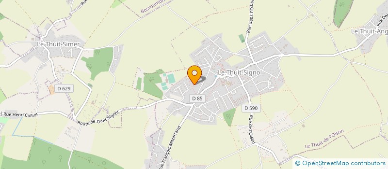 localisation de l'entreprise MONSIEUR CHISTIAN LABEE  ELBEUF