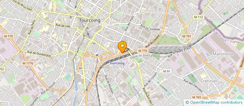 localisation de l'entreprise MONSIEUR CHISTOPHE BLANQUART  TOURCOING