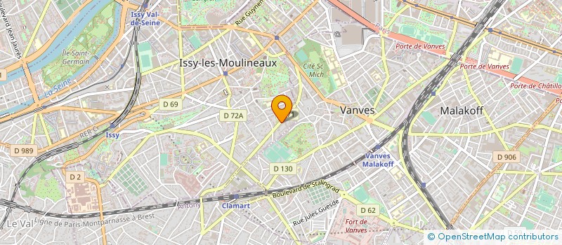 localisation de l'entreprise MONSIEUR CHISTOPHE DI FIORE à ISSY-LES-MOULINEAUX
