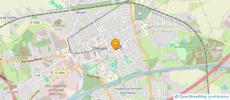 localisation de l'entreprise MONSIEUR CHLIMBAR SERBAN  DENAIN