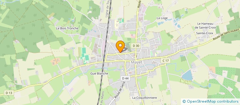 localisation de l'entreprise MONSIEUR CHLOE HOUDOIN  MAYET