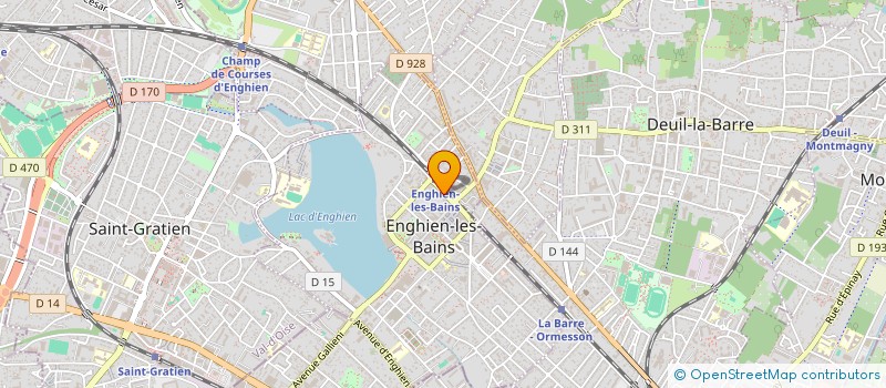 localisation de l'entreprise MONSIEUR CHLOMO KHALFA  ENGHIEN-LES-BAINS