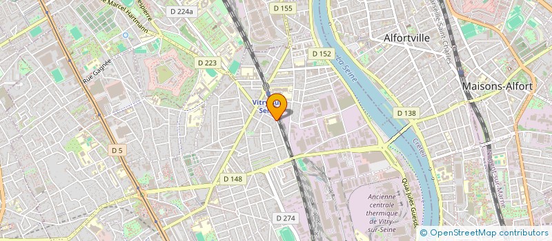 localisation de l'entreprise MONSIEUR CHOEPHEL GYALO  VITRY-SUR-SEINE