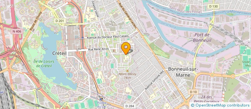 localisation de l'entreprise MONSIEUR CHOKCHAI THONGSAMRIT  CRETEIL