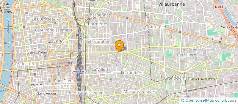 localisation de l'entreprise MONSIEUR CHOKRI BENATI à VILLEURBANNE