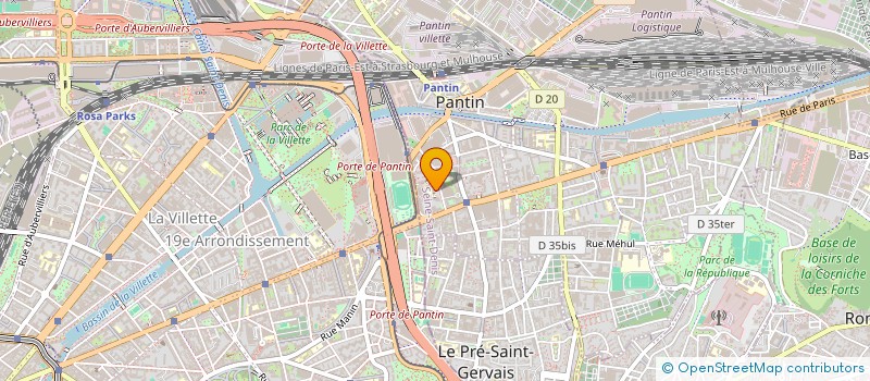 localisation de l'entreprise MONSIEUR CHOKRI BENHENI  PANTIN