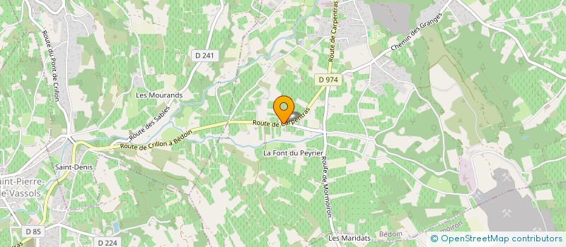 localisation de l'entreprise MONSIEUR CHOKRI GHAYA  BEDOIN