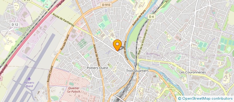localisation de l'entreprise MONSIEUR CHOKRI NOUIRA à POITIERS