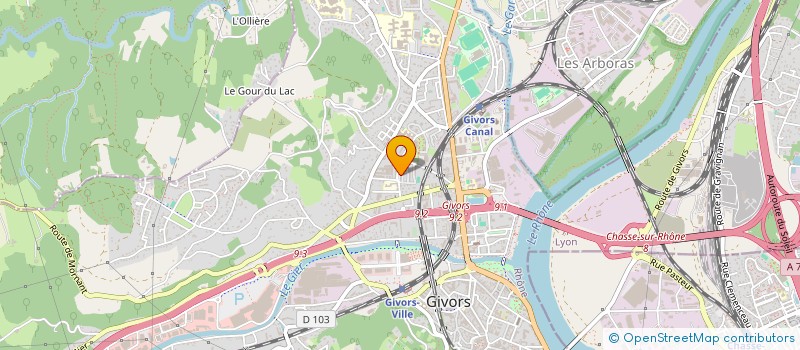 localisation de l'entreprise MONSIEUR CHOKRI NOUMI à GIVORS