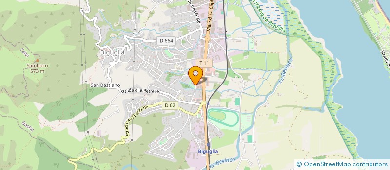 localisation de l'entreprise MONSIEUR CHOKRI OUNI  BIGUGLIA