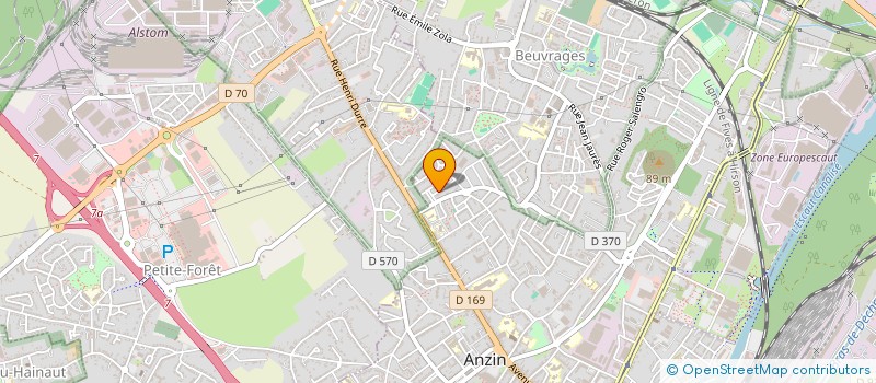 localisation de l'entreprise MONSIEUR CHOKRI SEKRAFI  ANZIN