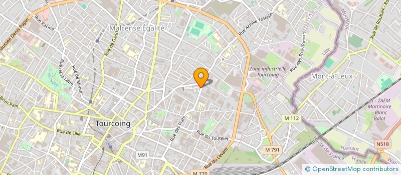 localisation de l'entreprise MONSIEUR CHOKRI TRIKI  TOURCOING