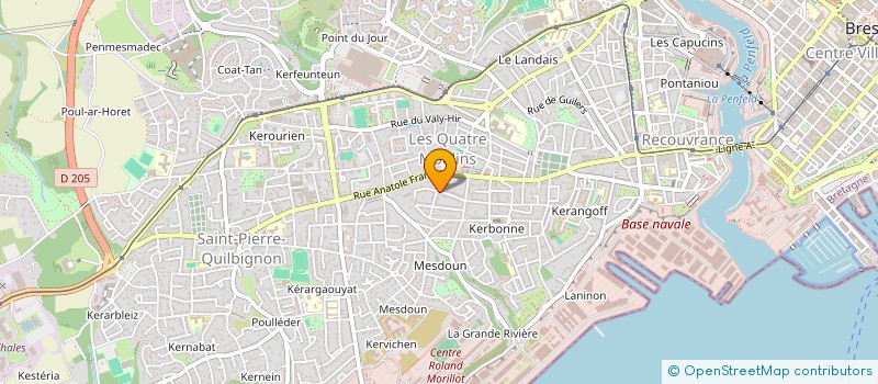 localisation de l'entreprise MONSIEUR CHONG LIU à BREST