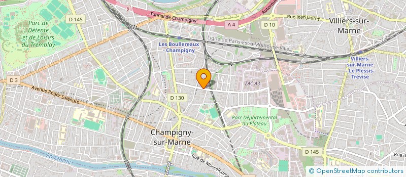 localisation de l'entreprise MONSIEUR CHONGHYOCK LEE à CHAMPIGNY-SUR-MARNE