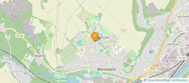 localisation de l'entreprise MONSIEUR CHOUAHIB BENKHEROUF à MONTATAIRE