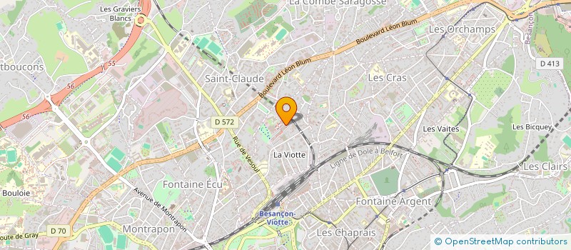 localisation de l'entreprise MONSIEUR CHOUAIB HMAINE  BESANCON