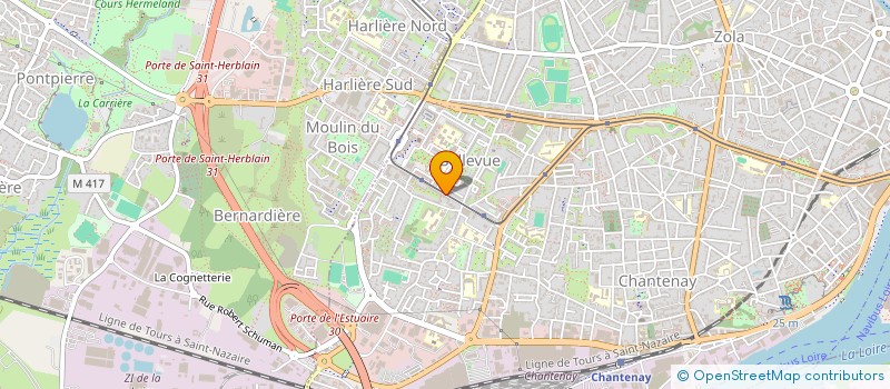 localisation de l'entreprise MONSIEUR CHOUAIB HOCINE à NANTES