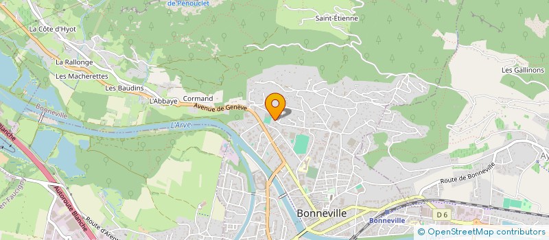 localisation de l'entreprise MONSIEUR CHOUAIB LAARAJ  BONNEVILLE