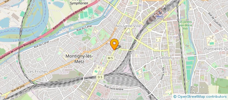 localisation de l'entreprise MONSIEUR CHOUAIB MILAT  METZ