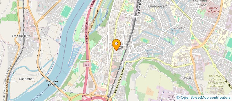 localisation de l'entreprise MONSIEUR CHOUAIB RAKI  VALENCE