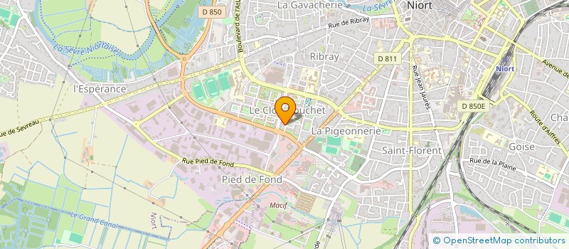 localisation de l'entreprise MONSIEUR CHOUAIB RHOUFIR  NIORT
