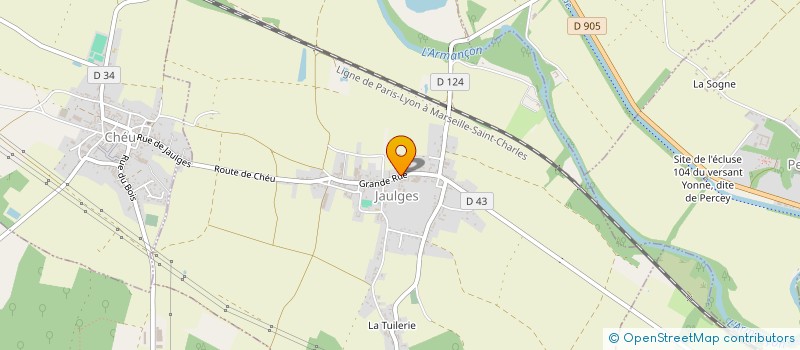 localisation de l'entreprise MONSIEUR CHOUAIBE HANNOUCH  JAULGES