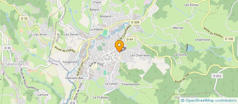 localisation de l'entreprise MONSIEUR CHOUAIBE MESSEHEL à COURS