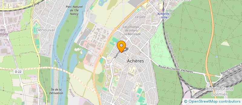 localisation de l'entreprise MONSIEUR CHOUAIEB NAHARI  ACHERES