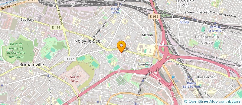 localisation de l'entreprise MONSIEUR CHOUALIO KONE à NOISY-LE-SEC