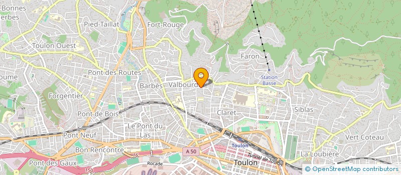 localisation de l'entreprise MONSIEUR CHOUDANI EL MESYAH  TOULON