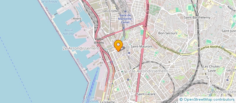 localisation de l'entreprise MONSIEUR CHOUKI GHERABI à MARSEILLE
