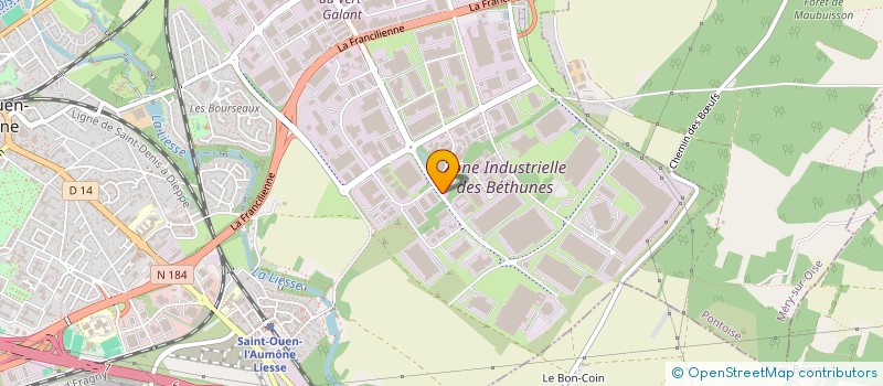 localisation de l'entreprise MONSIEUR CHOUKRI BELHADJ  SAINT-OUEN-L'AUMONE