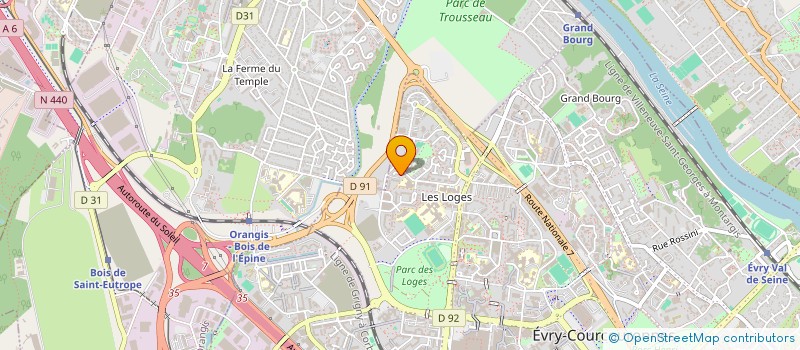 localisation de l'entreprise MONSIEUR CHOUKRI BILEL à EVRY-COURCOURONNES