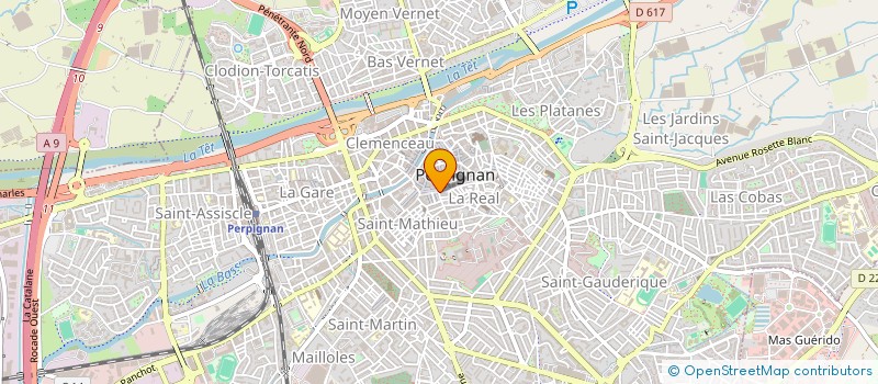 localisation de l'entreprise MONSIEUR CHOUKRI BOUMHAOUED  PERPIGNAN