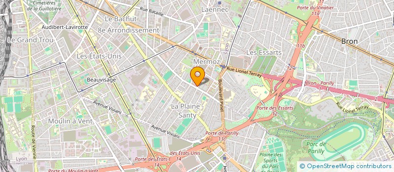 localisation de l'entreprise MONSIEUR CHOUKRI FRADJIA  LYON