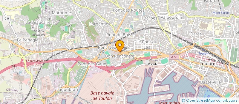 localisation de l'entreprise MONSIEUR CHOUKRI GHODBANI à TOULON
