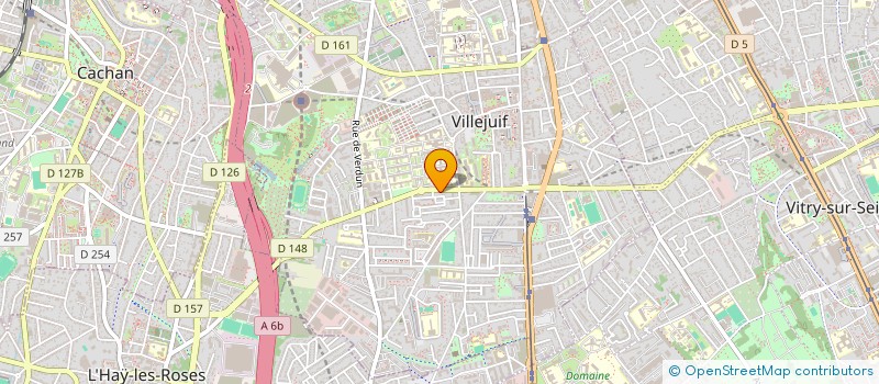 localisation de l'entreprise MONSIEUR CHOUKRI HALLAK  VILLEJUIF