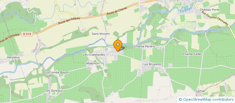 localisation de l'entreprise MONSIEUR CHOUKRI KOUCH  BOUGE-CHAMBALUD