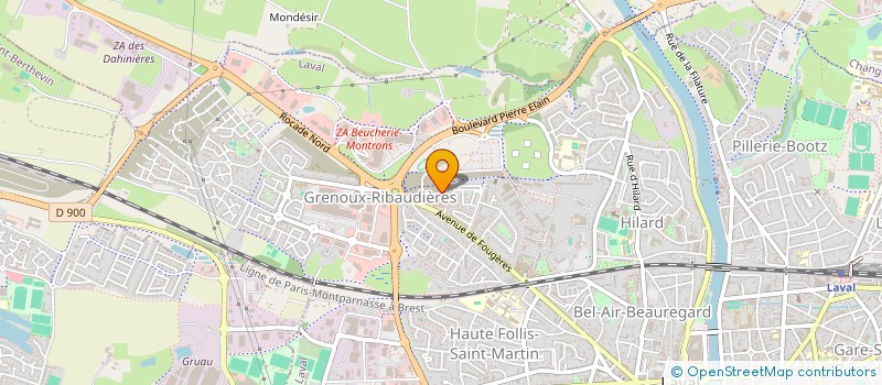 localisation de l'entreprise MONSIEUR CHOUKRI LAKHDAR à LAVAL
