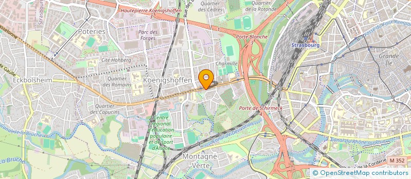 localisation de l'entreprise MONSIEUR CHOUKRI MAGROUN à STRASBOURG