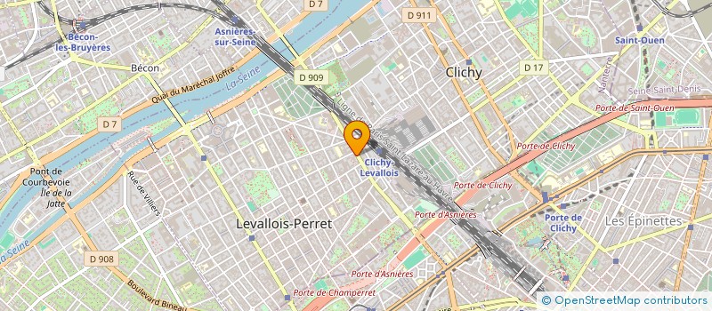 localisation de l'entreprise MONSIEUR CHOUKRI MARZOUK à LEVALLOIS-PERRET