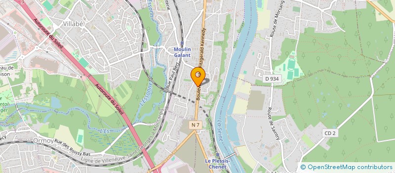localisation de l'entreprise MONSIEUR CHOUKRI TRABELSI à CORBEIL-ESSONNES