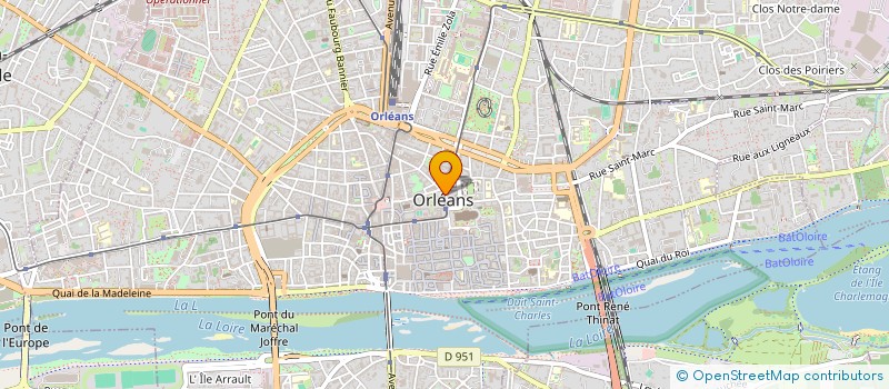 localisation de l'entreprise MONSIEUR CHRETIEN LORRAIN  ORLEANS