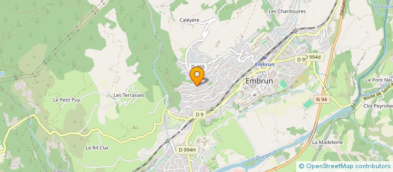 localisation de l'entreprise MONSIEUR CHRIF SEFRAOUI  EMBRUN