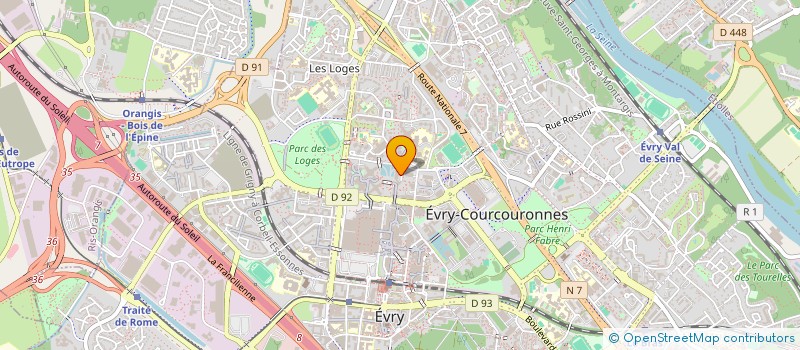 localisation de l'entreprise MONSIEUR CHRIS ANDERSON BIKINDOU à EVRY-COURCOURONNES